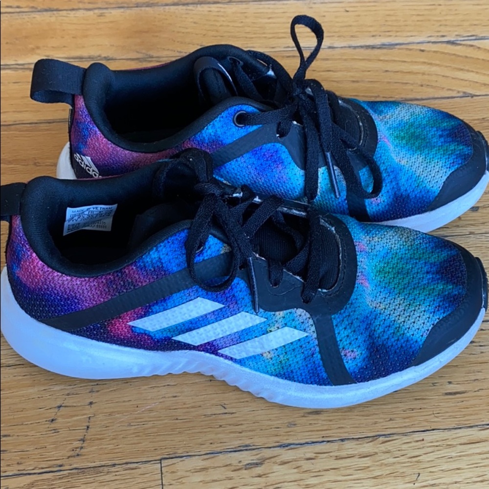 Adidas tie dye tennis shoes